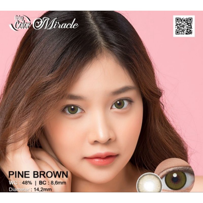 Living Color Miracle Softlens Warna Ukuran Normal Sampai -2.50