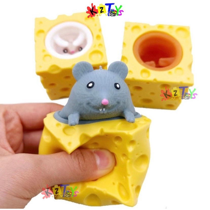 MAINAN POP UP SQUISHY FIDGET SQUISI REMASAN TIKUS KARET SILIKON PEREDA STRESS