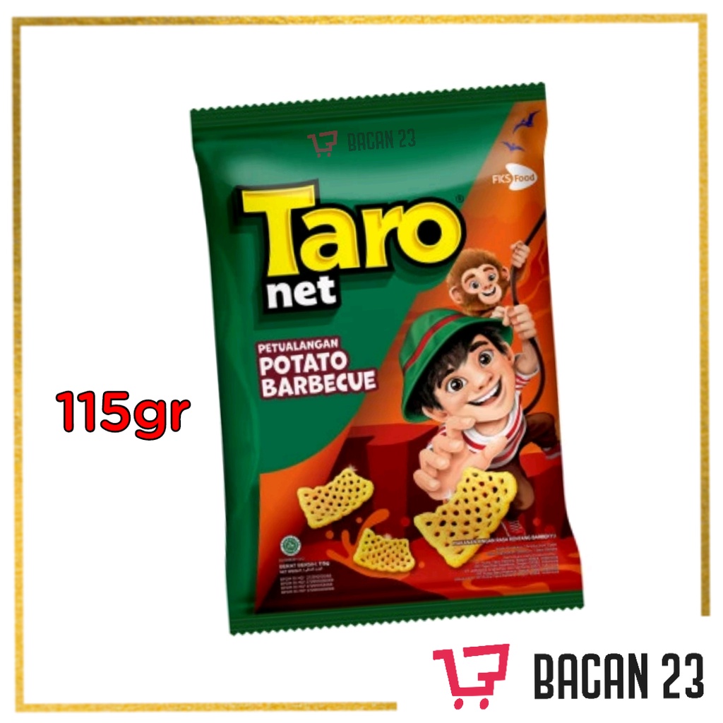 Taro Net Potato Barbecue ( 115 gr ) / Snack Barbeque / Taro Net Bbq