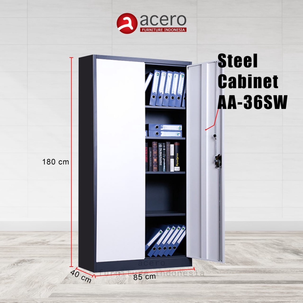 Jual Lemari Besi Cabinet Aa Sw Acero Shopee Indonesia