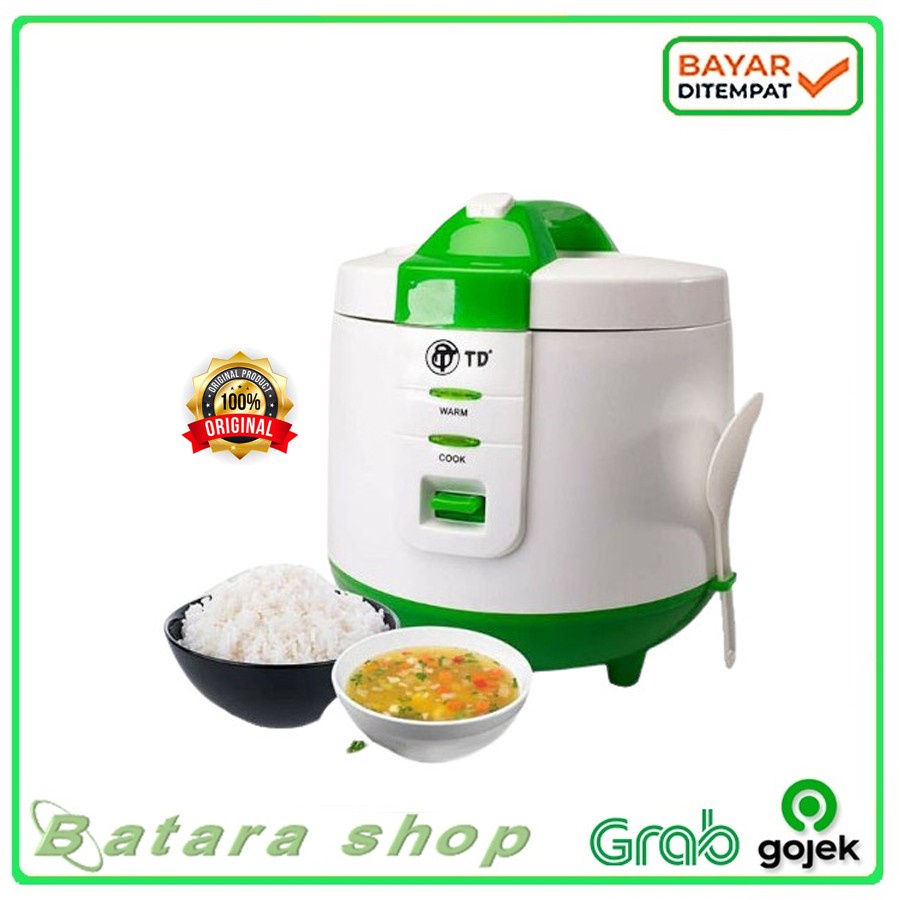 Rice Cooker TD 1.2 Liter/Magic Com Mini Body Mirip Philips