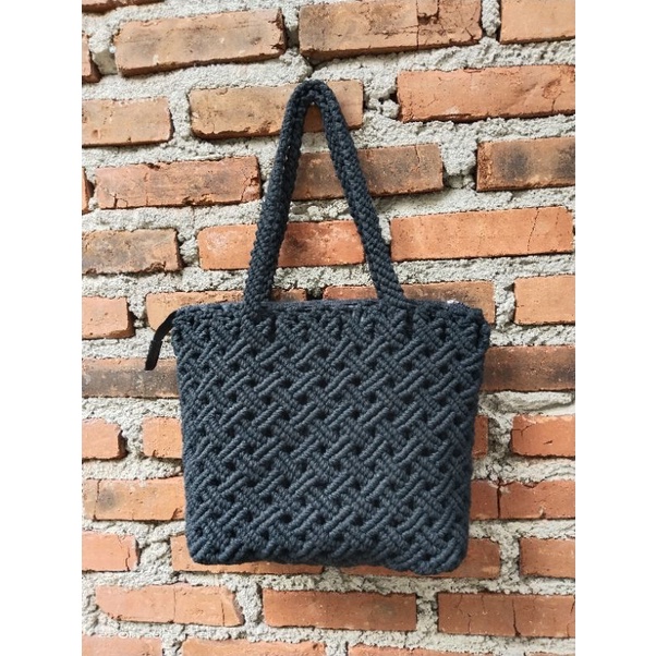 Macrame Tote Bag