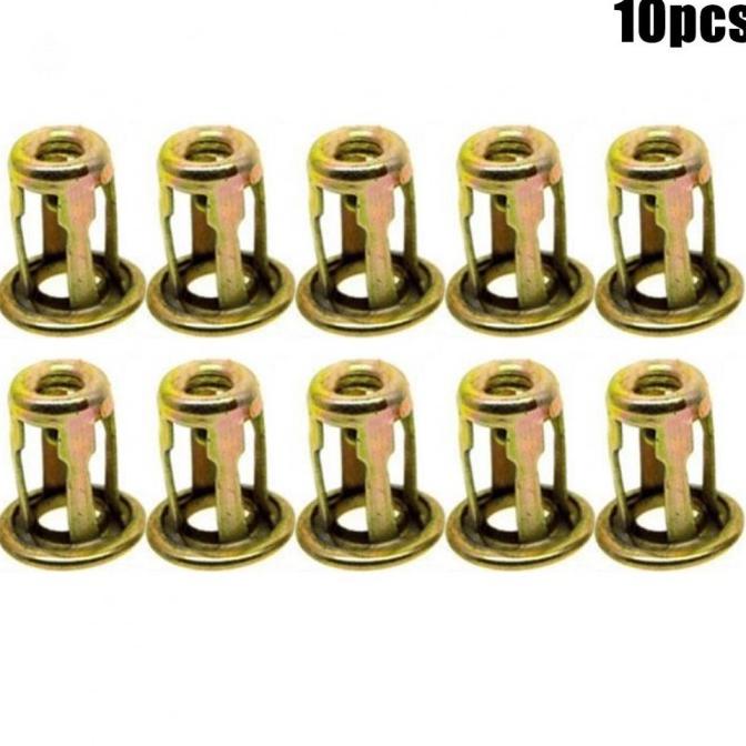 Rg680 10Pcs Car Sw Trunk Nuts Front & Rear E Fastener C For A3 A8 Q3