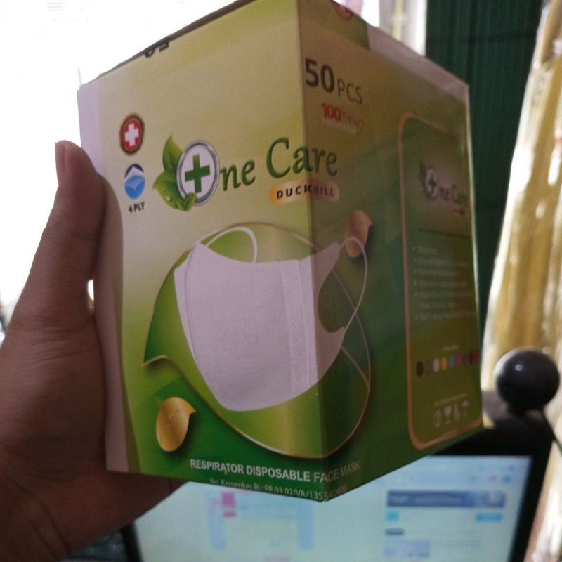 Masker Duckbill One Care Isi 50