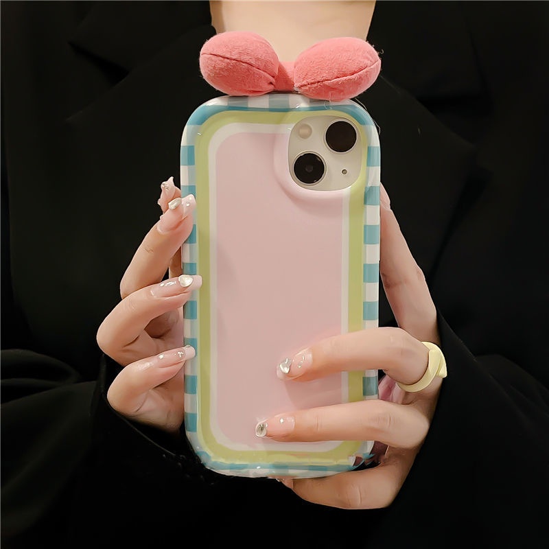 Case Motif Garis Aksen Pita Untuk iPhone 12 13 11 Pro Max X Xs Max Xr rfijdfj4