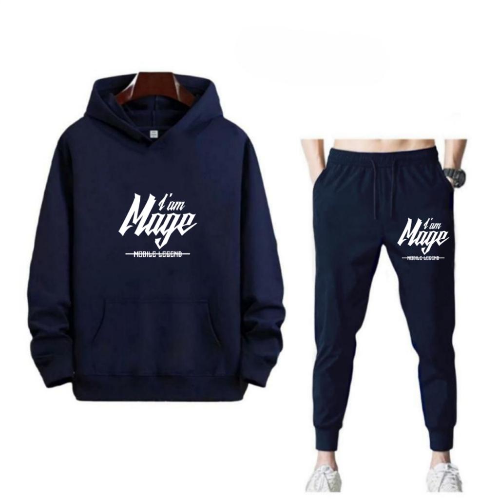 SETELAN I AM MAGE JOGGER DAN HOODIE BAHAN TEBAL NYAMAN DIPAKAI TERLARIS