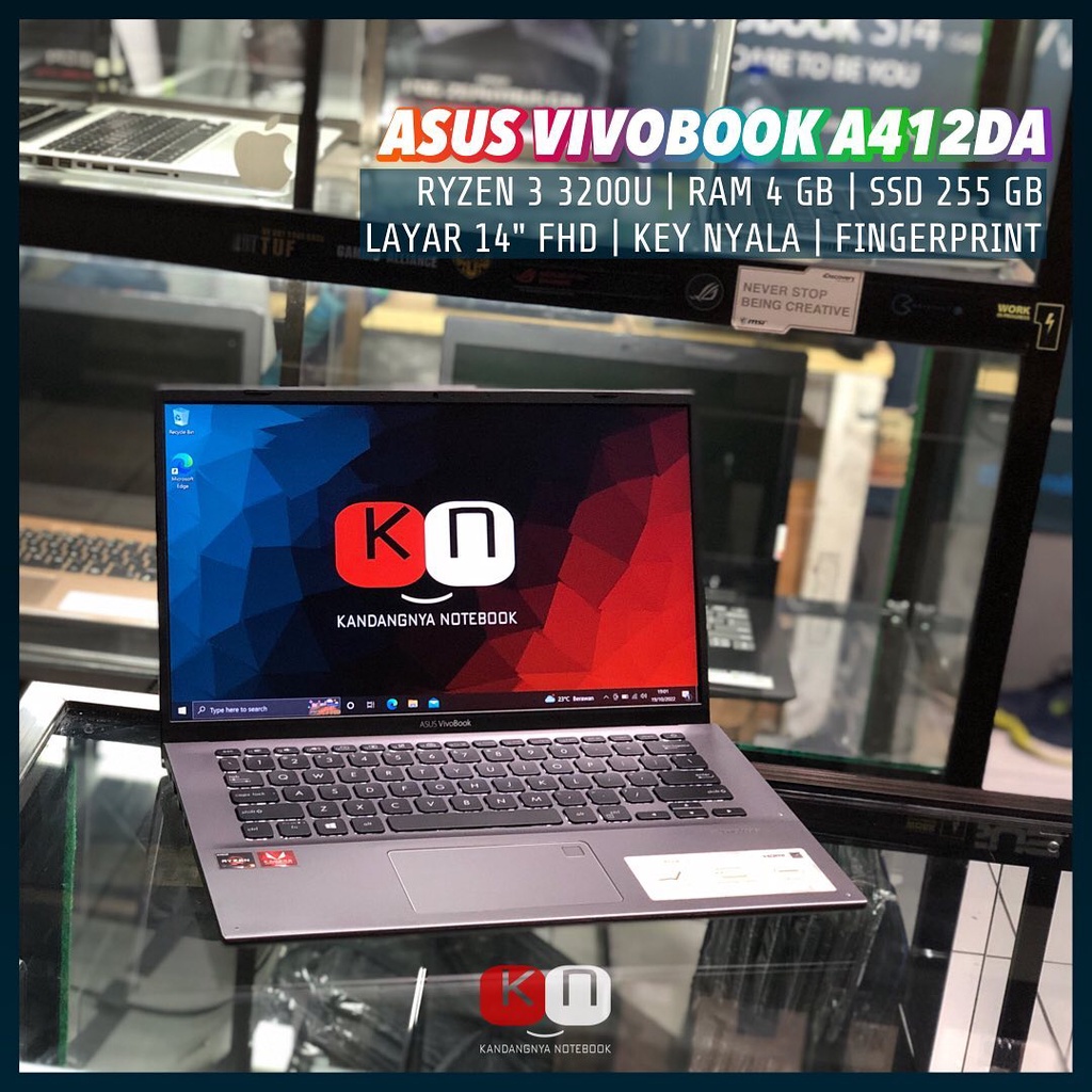 Jual Asus Vivobook A412da Ryzen 3 3200u Ram 4gb Ssd 256gb Layar Fhd Shopee Indonesia 0441