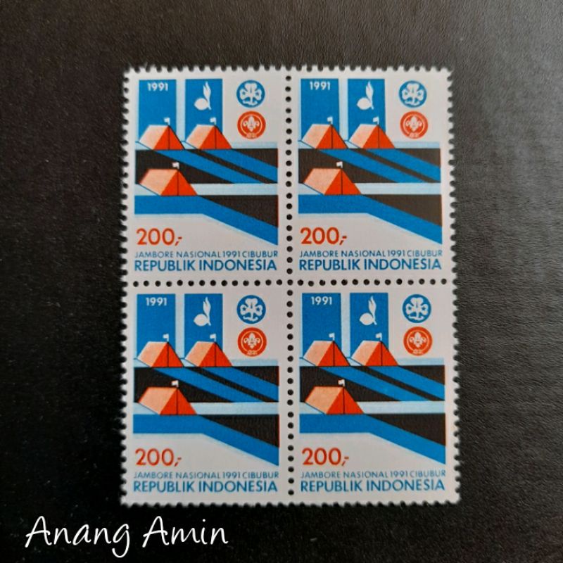 

LOT.F7 PRANGKO INDONESIA I-407 BLOK-4 JAMBORE NASIONAL CIBUBUR 1991