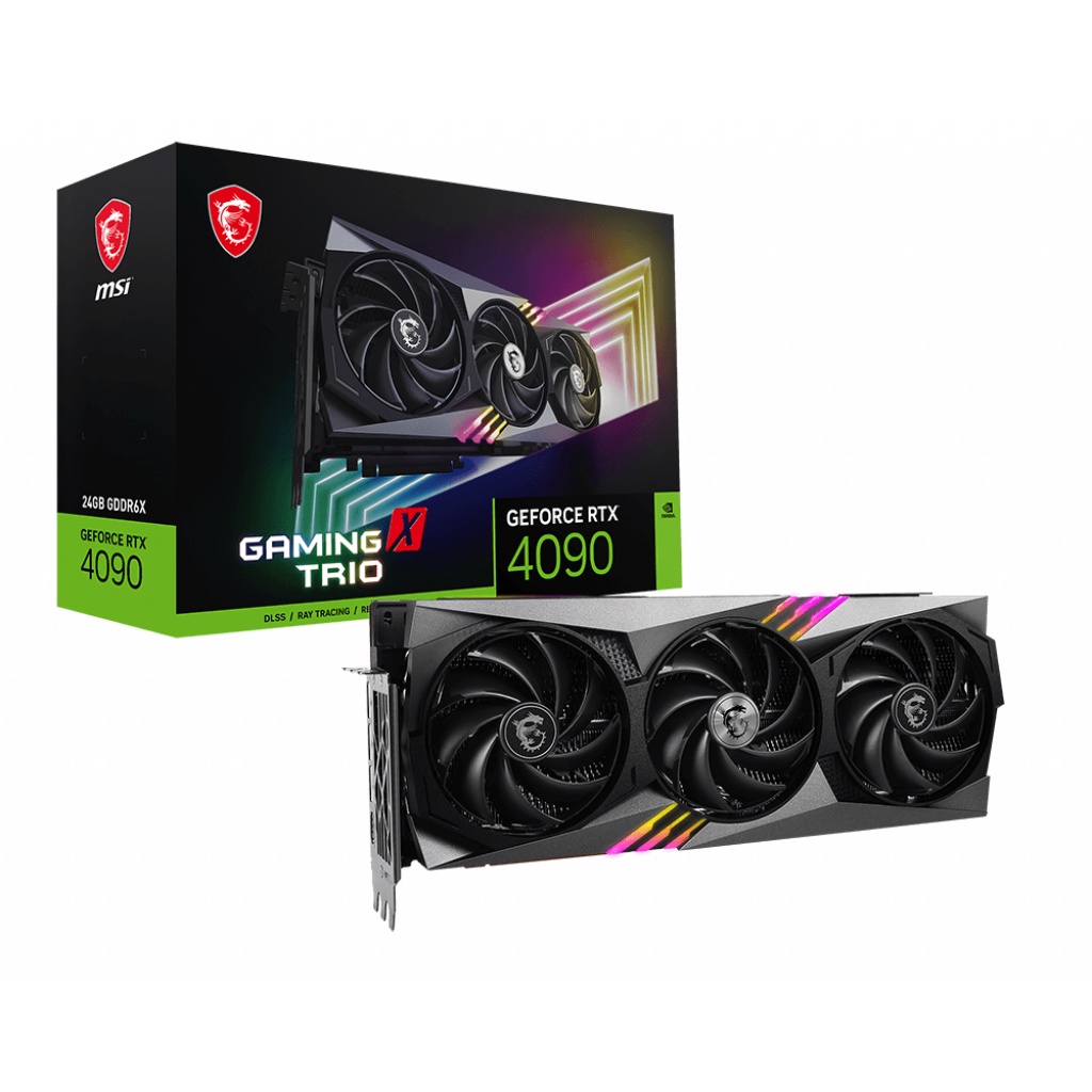 Jual MSI GeForce RTX 4090 GAMING X TRIO 24GB GDDR6X - VGA RTX4090 DDR6X ...