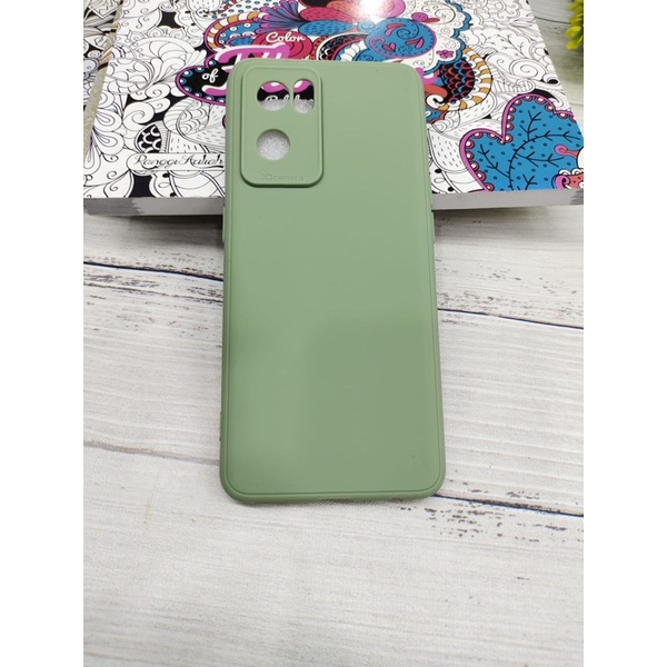 Silvertech Kesing silikon case Oppo Reno 7 5G  Oppo Reno 7 Z 5G Macaron kesing silikon + Pelindung kamera kesing Oppo