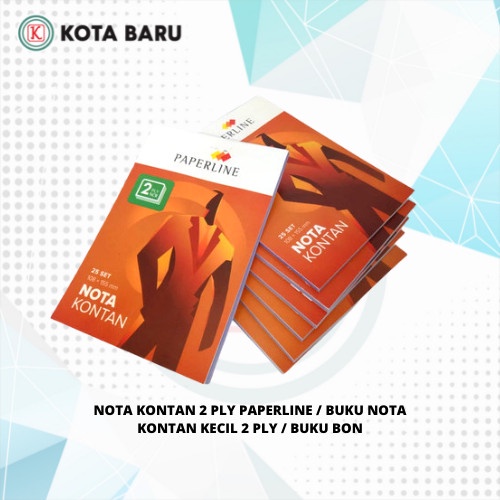 

NOTA KONTAN 2 PLY PAPERLINE / BUKU NOTA KONTAN KECIL 2 PLY / BUKU BON