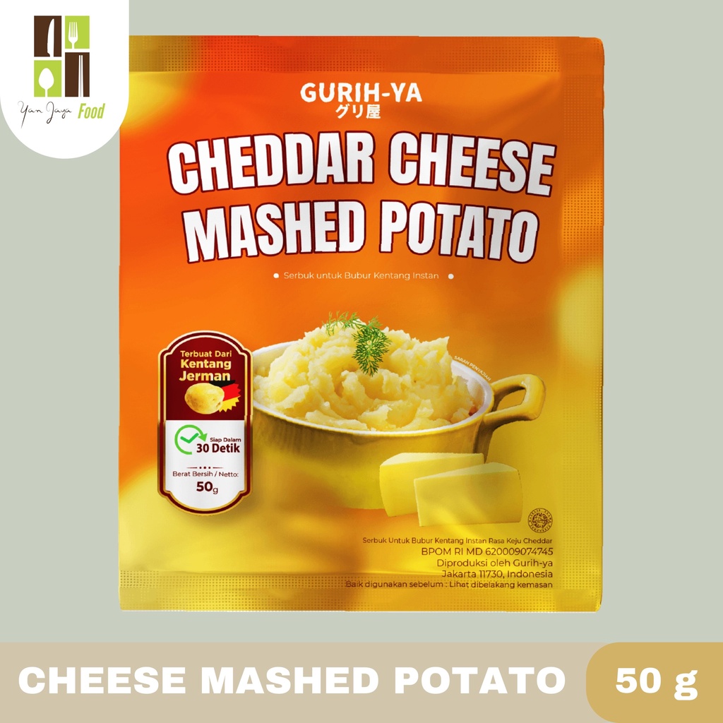 Gurih-Ya Mashed Potato Creamy &amp; Ceddar Cheese [50g]