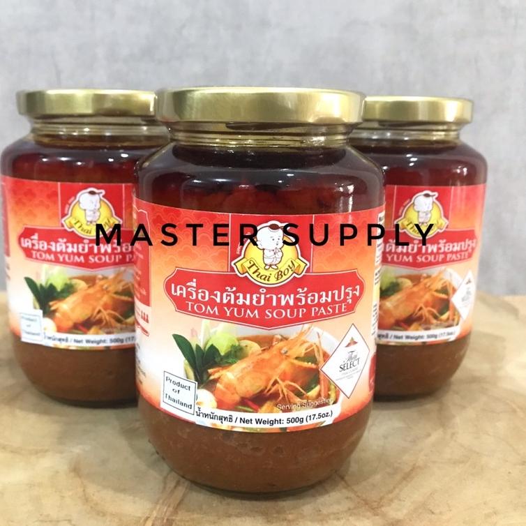 

CSU0g0F--THAI BOY TOM YUM SOUP PASTE 500 GR / BUMBU TOMYAM SAUS THAILAND ENAK