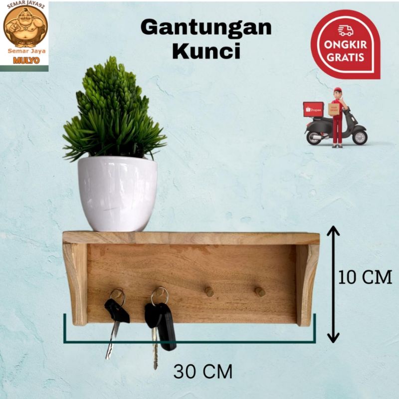 Tempat Gantungan Kunci Estetik Kekinian | Gantungan Hiasan Dinding Minimalis