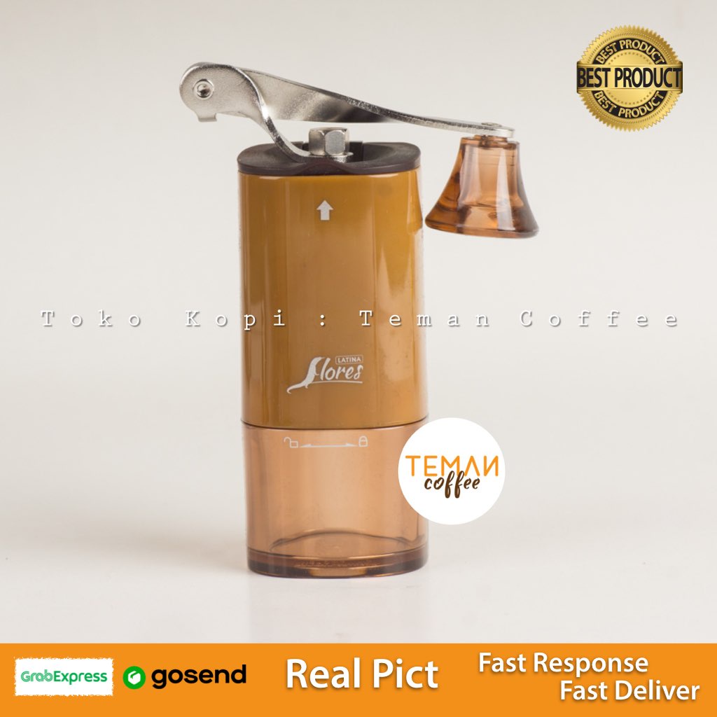 Latina Flores Manual Coffee Grinder Brown