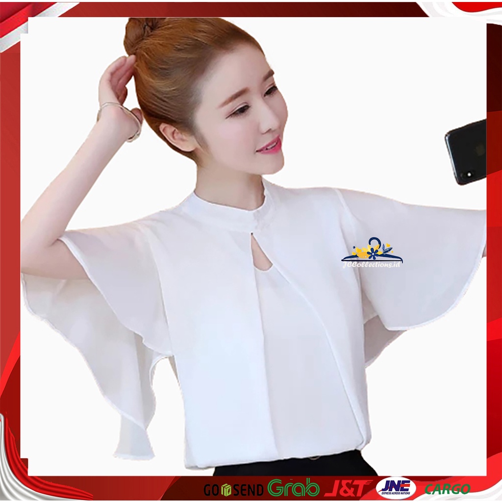 Blouse Korea Wanita Lengan 3/4 Yukki - JCCollections