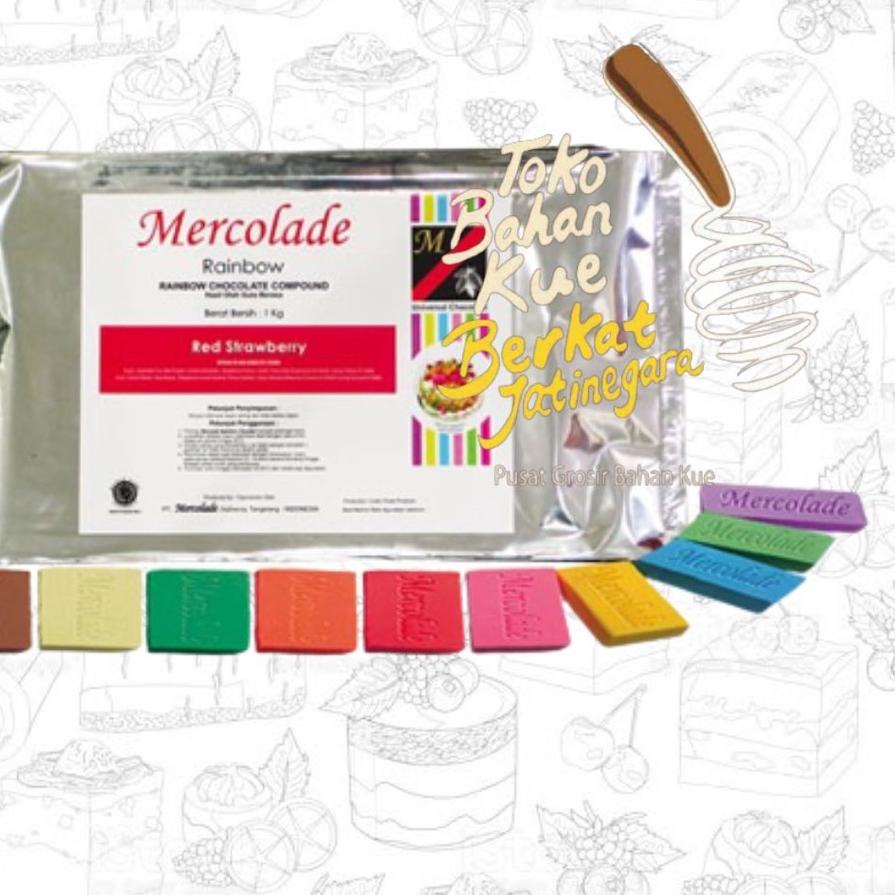 

✨New✨ MERCOLADE COKLAT BATANG / COKLAT BLOK WARNA WARNI RASA BUAH 1 KG buruan
