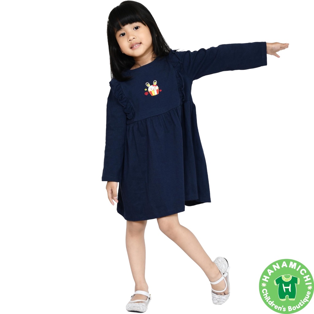 Hanamichi OLIN Dress Anak Premium Lengan Panjang Balita