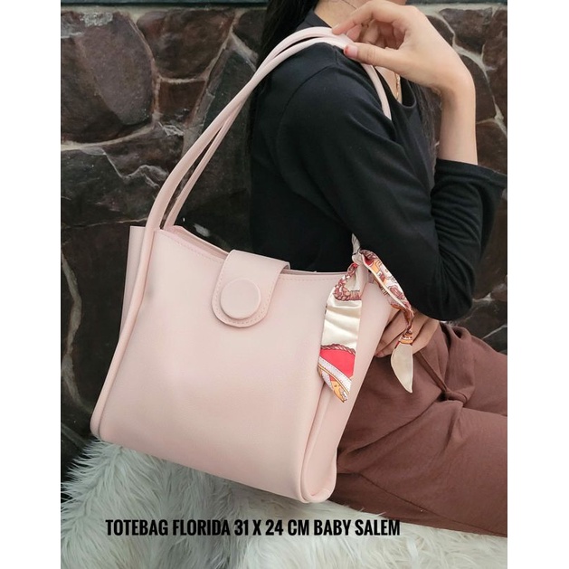 Totebag florida handbag swettsally tas wanita free syal resleting