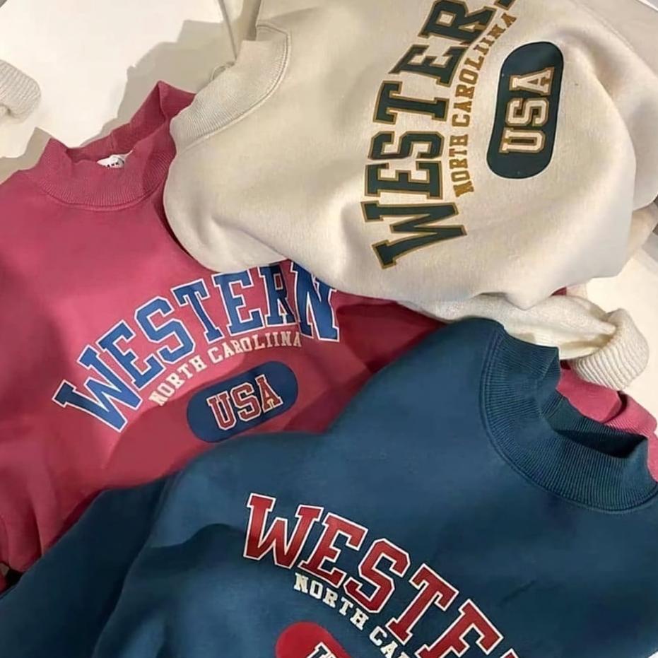 ARTVv2V6--WESTERN USA Sweatshirt Sweater Sweeter Sweter Switer Switter Suiter Sweteer Crewneck Hoodi