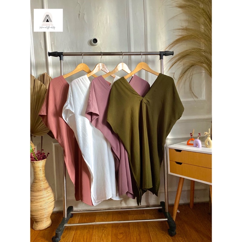 Long Square Atasan Wanita Viral Long Top