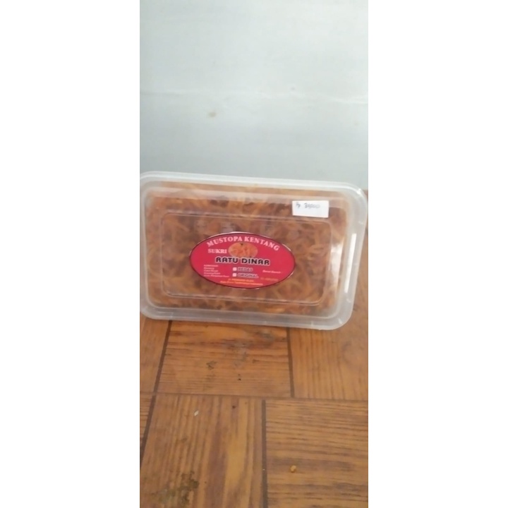 

Cemilan Kentang Mustofa Kering/Kentang Goreng Kering Ratu Dinar