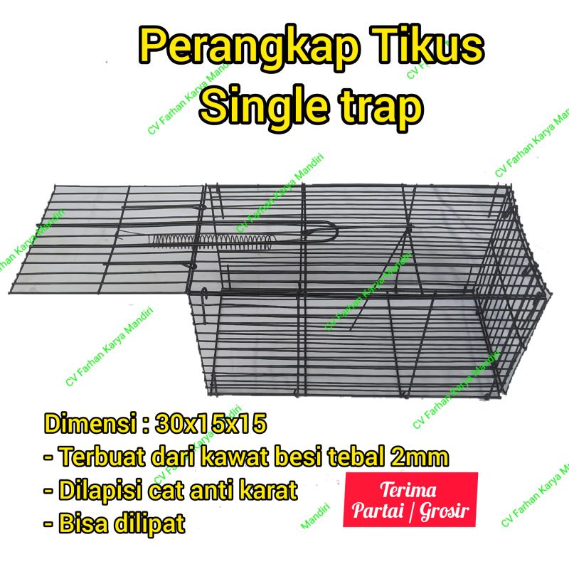 PERANGKAP TIKUS BESI LIPAT