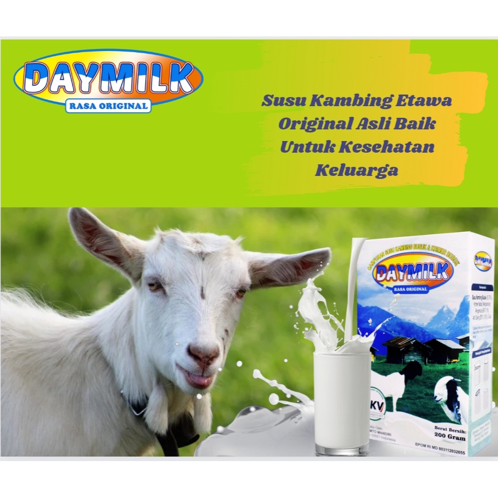 

DAYMILK SUSU KAMBING ETAWA RASA ORIGINAL MURAH BERKUALITAS