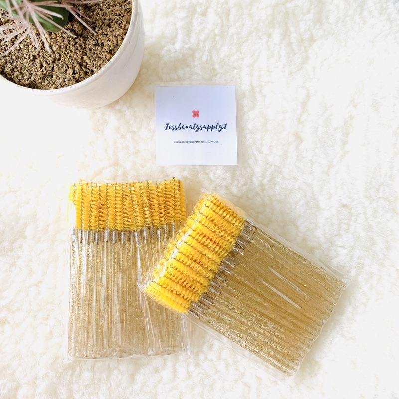 MASCARA WAND GLITTER 50pcs SPOLIE Sisir Bulumata