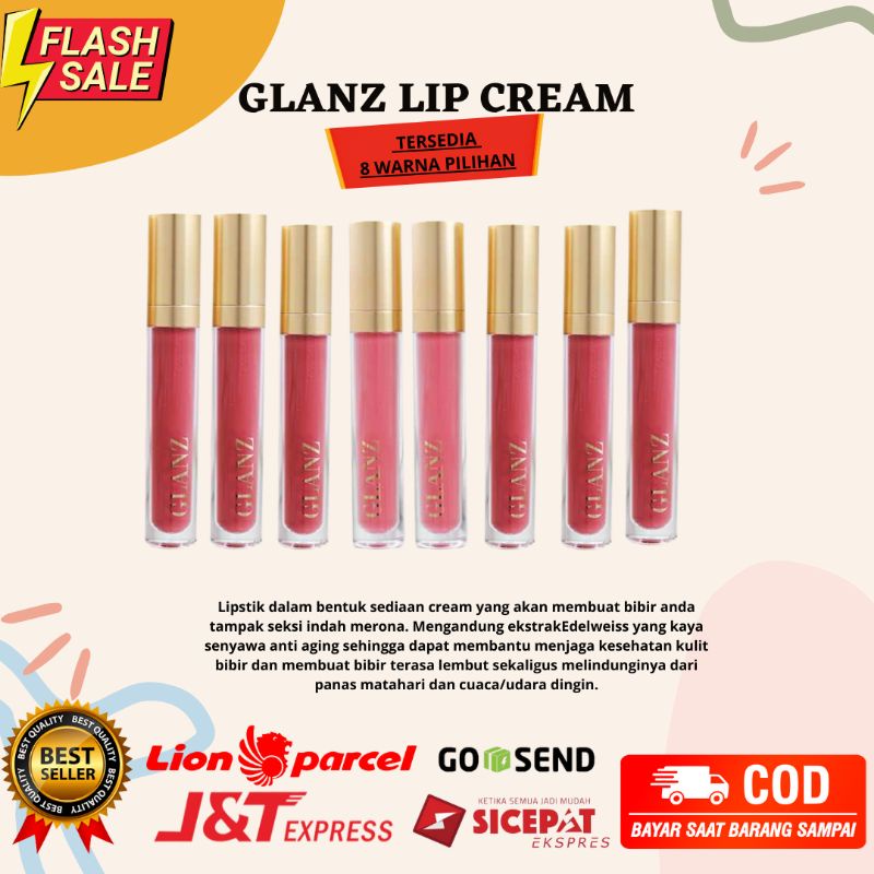 PROMO 55% Glanz Lip And Cheek Cream Lipstik Bibir Lembut Melindungi dari Sinar Matahari KK Indonesia