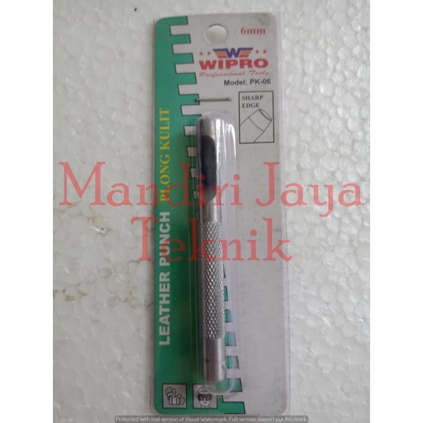 Plong Kulit Kertas Karet 6mm PK-06 WIPRO