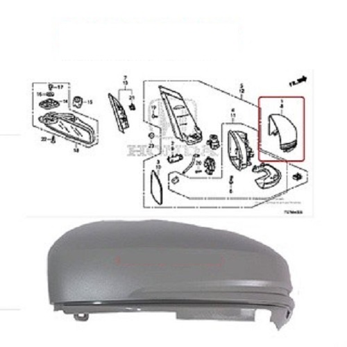 Aveiro shop - cover tutup cap spion mobilio tipe s type s 2016 2017 2018 2019 2020 cover tutup spion