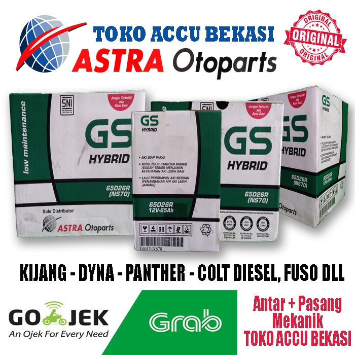 GS Astra Hybrid NS70 Aki Mobil Kijang Panther Colt Diesel