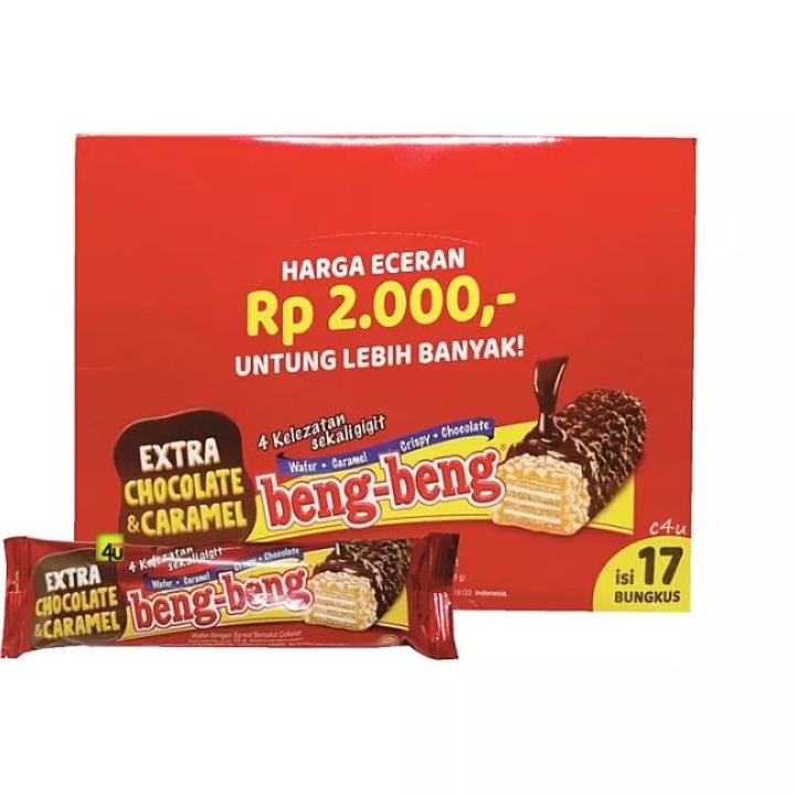 

Trx4v9Uj--Beng Beng Coklat Wafer 1 box Isi 17 Pcs @25gram