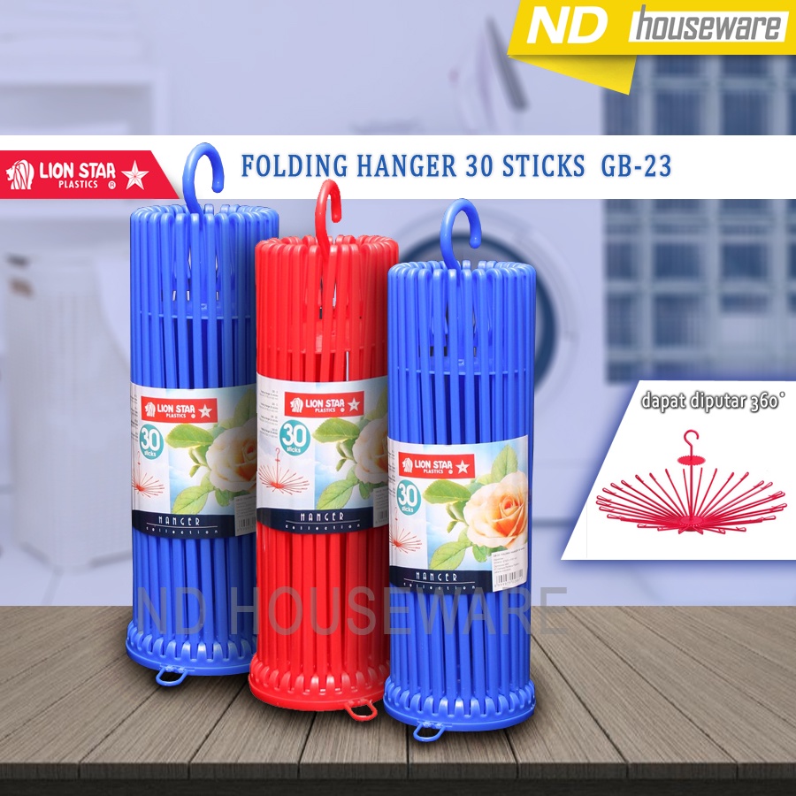 Gantungan Baju Putar / Gantungan Bayi / Folding Lionstar