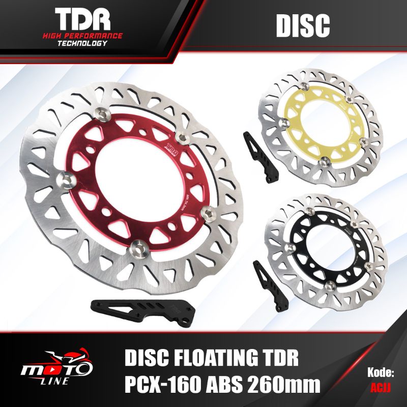 TDR Disc Piringan Cakram TDR PCX 160 ABS CBS Floating 260mm