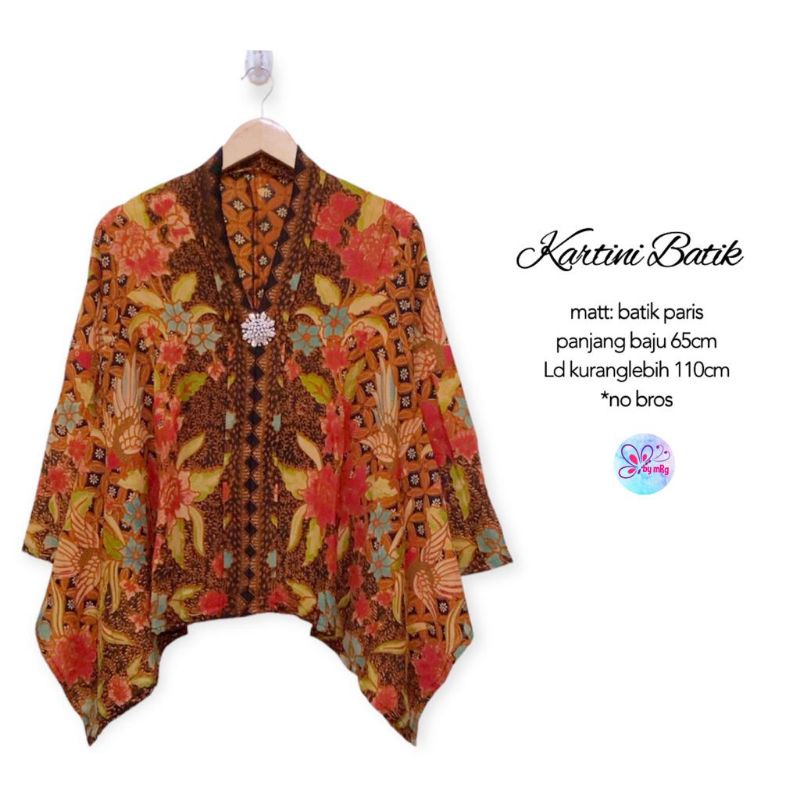 KARTINI BLOUSE BATIK PARIS | KARTINI TOP BATIK | BLOUSE PARIS