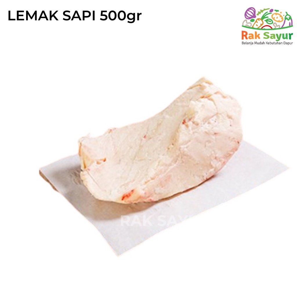 

Lemak Sapi 500gr Cow Fat Frozen Rak Sayur Padang