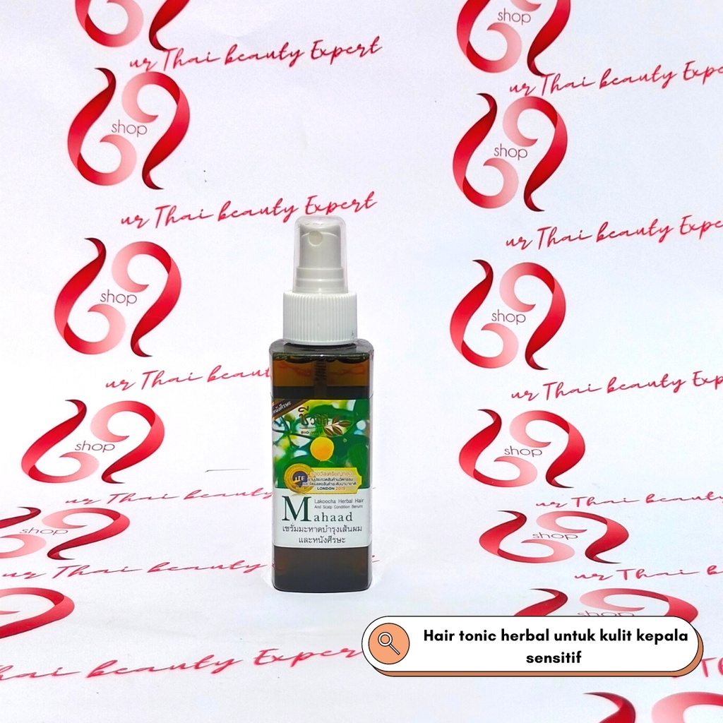 MAHAAD HAIR TONIC UNTUK KULIT KEPALA SENSITIF LAKOOCHA HERBAL HAIR