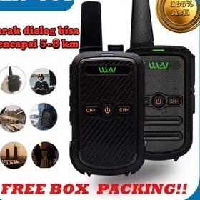 Siap Kirim {COD}WLN C51/C50 HT Mini Wln Two-Way Radio Walkie Talkie  sipil daya tinggi walkie-talkie