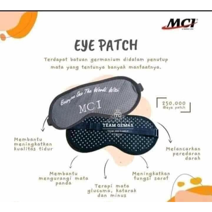 Eye Patch Germanium MCI Penutup mata Memperbaiki Syaraf mata ISI 3