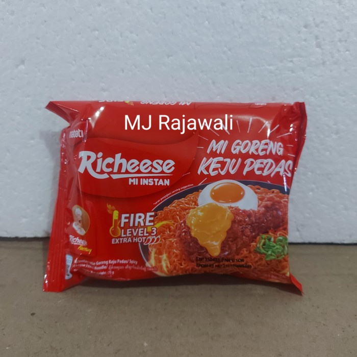 

TERBARU Richeese Nabati Mie Goreng Keju Pedas Level 3 74 gram - Satuan