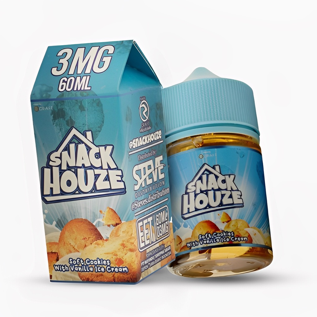 Snack Houze Soft Cookies Vanilla Ice Cream 60ML by Rcraft