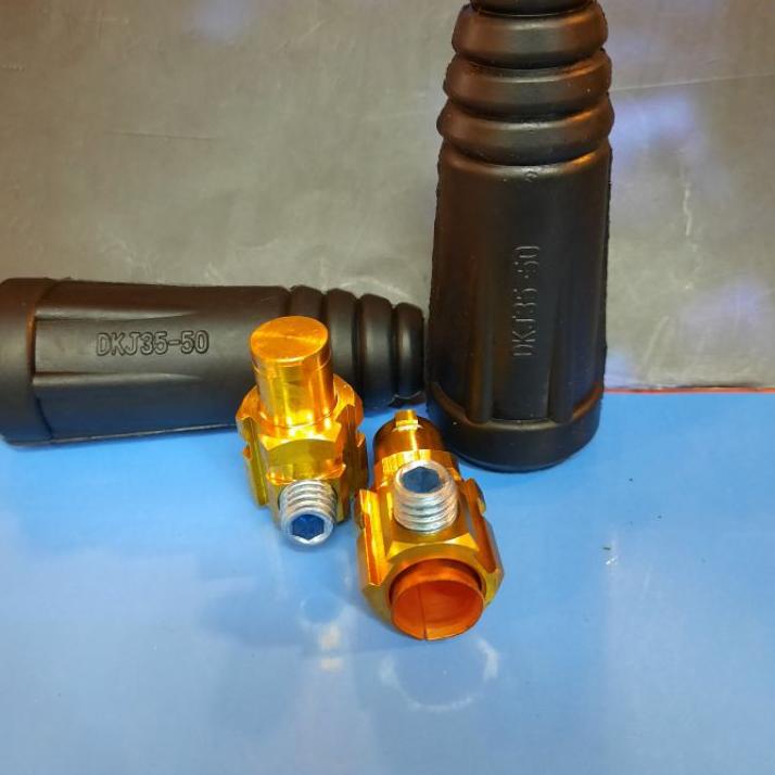 CONEKTOR MESIN LAS 35-50MM MALE / CONEXTOR LAS 35-50 COWO / SOCKET MESIN LAS / SOCKET LAS 35-50MM