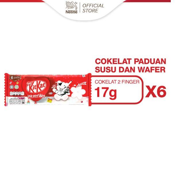 

CODEAa1A9--Nestle Kitkat Wafer Cokelat 6 x 17 gr