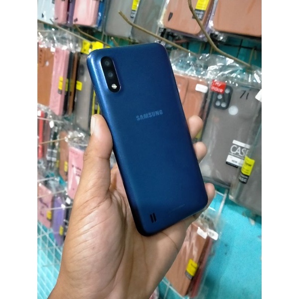 SAMSUNG A01 RAM 2/16 FULLSET ORIGINAL BEKAS SECOND