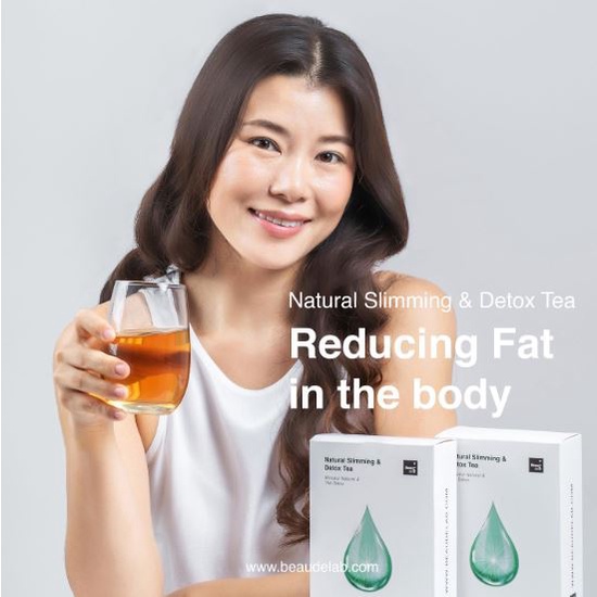 NEWLAB / BEAUDELAB TEH DIET DETOKS | Suplemen Pelangsing Herbal Rasa Greentea | Slimming, Diet &amp; Detox Green Tea | Beautylab Official