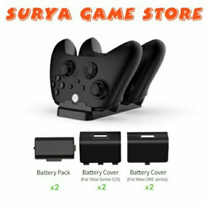 Baterai Dobe Charging Dock + Battery For Xbox Series X/S / Xbox One Controller