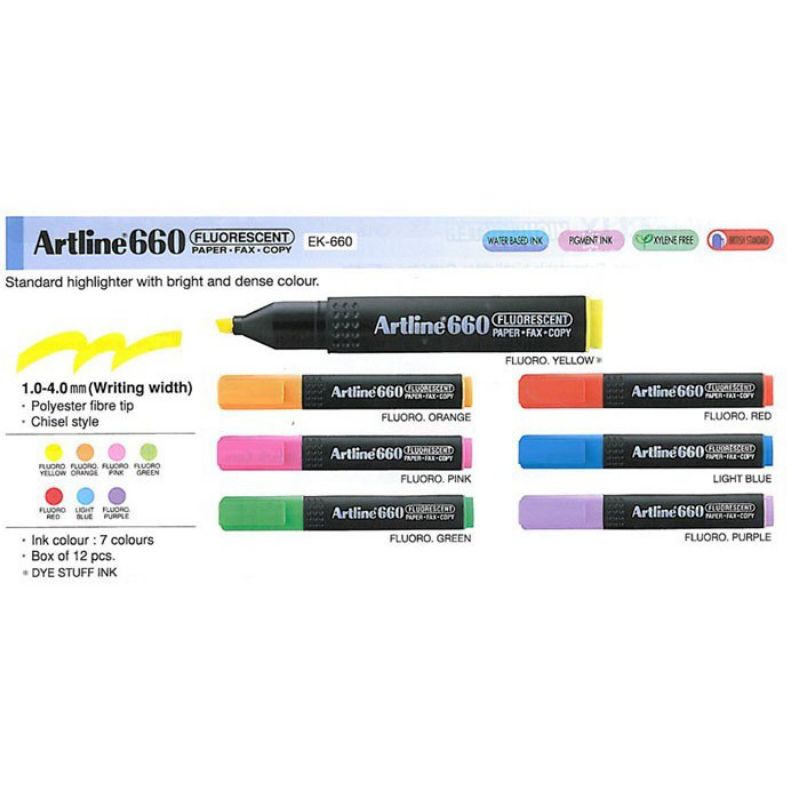 

Highlighter Neon Artline