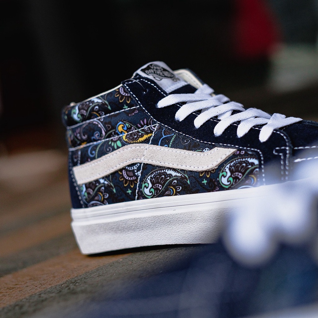 V4NS SK8-MID REISSUE PAISLEY &quot;DRESS/BLUE&quot; ORIGINAL 100%